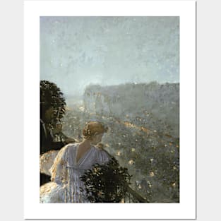 Childe Hassam - Summer Evening Paris Posters and Art